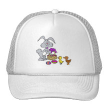 Bunny Chicks & Eggs Mesh Hat