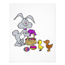 Bunny Chicks & Eggs Personalized Announcements