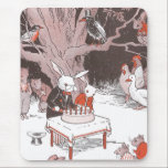 Bunny Cuts Birthday Cake mousepads