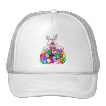 Bunny & Eggs Mesh Hat