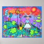 Bunny-Girl Arrives With Spring Print