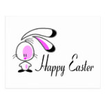 Bunny Happy Easter Postcard