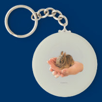 bunny_in_hand_keychain keychains