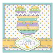 Bunny Invitation Square