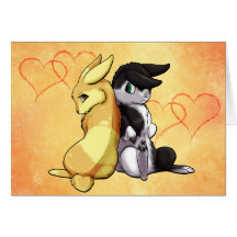 Bunny Love Greeting Cards