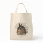 Bunny on a Tote bags