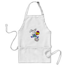 Bunny Painting Eggs Aprons