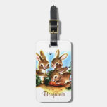 Bunny Patch Luggage Tag