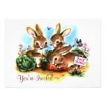 Bunny Patch Personalized Invite