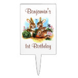 Bunny Patch Rectangle Cake Toppers