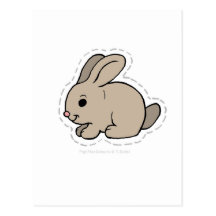 BUNNY POSTCARD