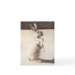 Bunny Rabbit Art Note Card