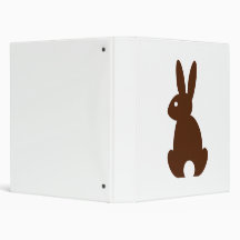 Bunny rabbit easter 3 ring binders