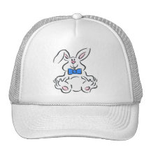 Bunny rabbit trucker hats