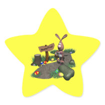 Bunny Trail Star Stickers