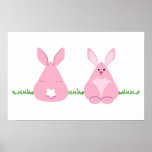 Bunny Watching Print