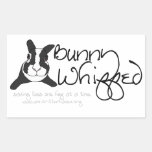 Bunny Whipper  Rectangle Sticker