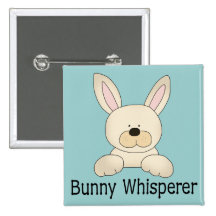 Bunny Whisperer Pinback Button
