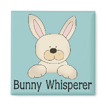Bunny Whisperer Refrigerator Magnets