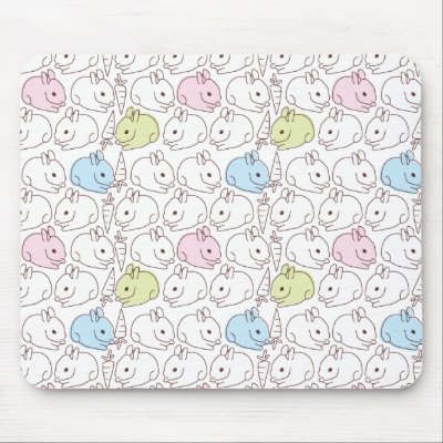 Bunny World Mouse Pad by malien00