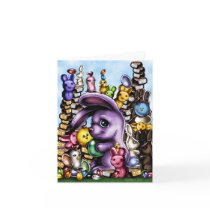 BunnyEaster1b Greeting Card