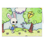 Bunny's kite is stuck in a tree cards