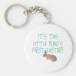 BUNNYSFIRSTEASTER KEY CHAINS