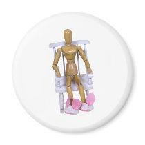 BunnySlippersRockingChair121909 Refrigerator Magnets