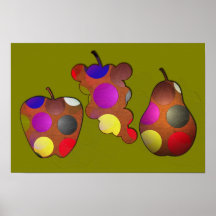 Buntes Obst Plakate