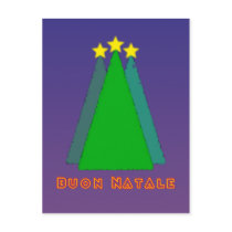 Buon Natale albero di natale Postkarten