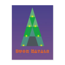 Buon Natale albero di natale Postkarte