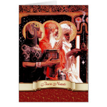 Buon Natale. Italian Christmas Creeting Card