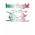 Buon Viaggio Good Trip in Italian Vacations Travel t-shirts
