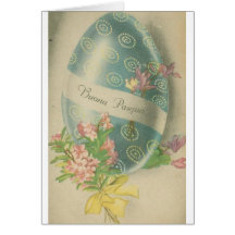 Buona Pasqua !  Carte de Pâques vintage d'Italien