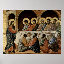 Buoninsegna - Appearance of Christ in Communion Print