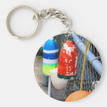 Buoys on the Fence Key Chains