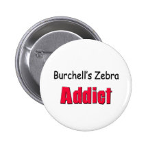 Burchell's Zebra Addict Pinback Button