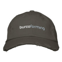 burcoforming distressed cotton hat embroidered hats