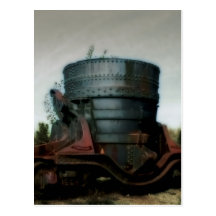 Burden Iron Works, Ladle - Postcard