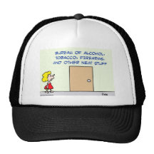 bureau alcohol tobacco firearms neat stuff trucker hat