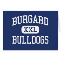Burgard - Bulldogs - Vocational - Buffalo New York Greeting Cards