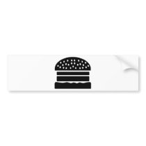 burger bumper sticker
