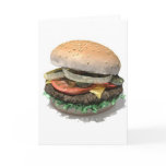 Burger Greeting Card
