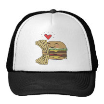Burger Loves Fries Hat