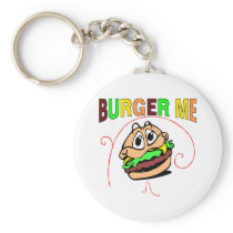 Burger Me Key Chain