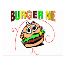Burger Me Postcard