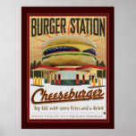 Burger Station-Poster
