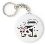 Burgers?! Funny Cow Keychain