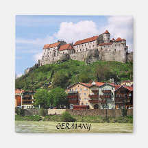 BURGHAUSEN CASTLE, GERMANY MAGNETS