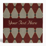 Burgundy Dominoes Binders